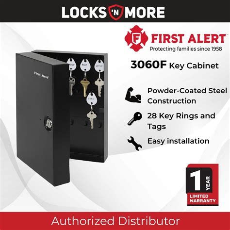 first alert 3060f steel wall mount key cabinet|First Alert Steel Wall Mount Key Cabinet Safe with .